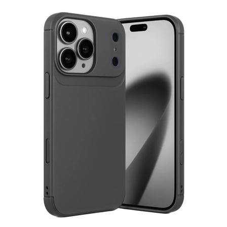 Apple İ̇Phone 17 Pro Auto Focus Karbon Kapak - Gri