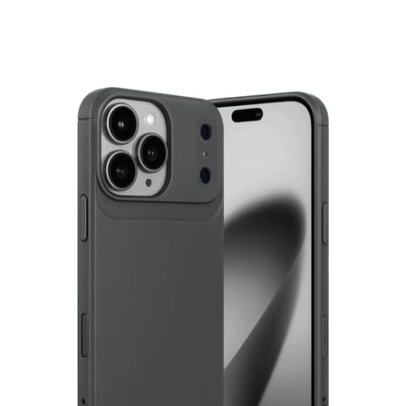 Apple İ̇Phone 17 Pro Auto Focus Karbon Kapak - Gri