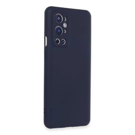 One Plus 9 Pro Kılıf Nano İçi Kadife Silikon - Lacivert