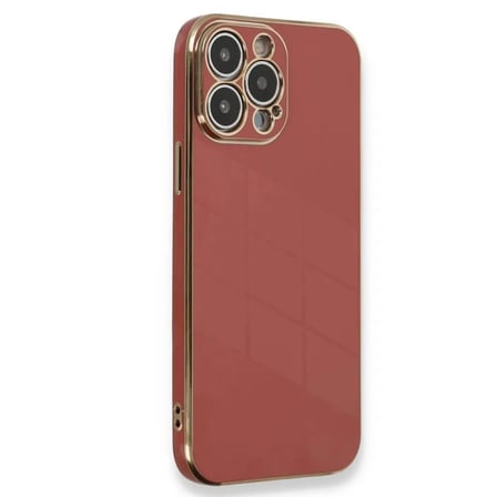 Apple Uyumlu İphone 15 Pro Kılıf Volet Silikon - Kırmızı