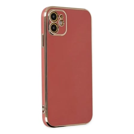 Apple Uyumlu İphone 12 Kılıf Volet Silikon - Kırmızı