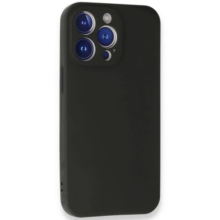 Apple Uyumlu İphone 14 Pro Kılıf First Silikon - Siyah