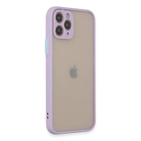Apple Uyumlu İphone 11 Pro Kılıf Montreal Silikon Kapak - Mor