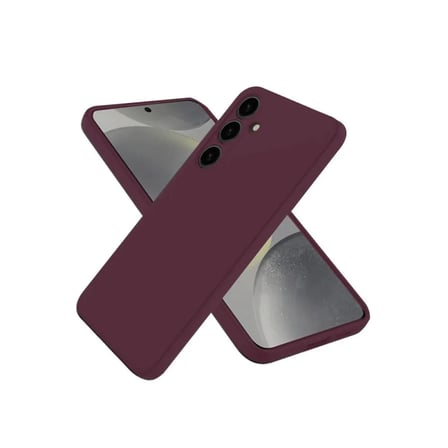 Samsung Galaxy A36 Kılıf First Silikon - Mürdüm