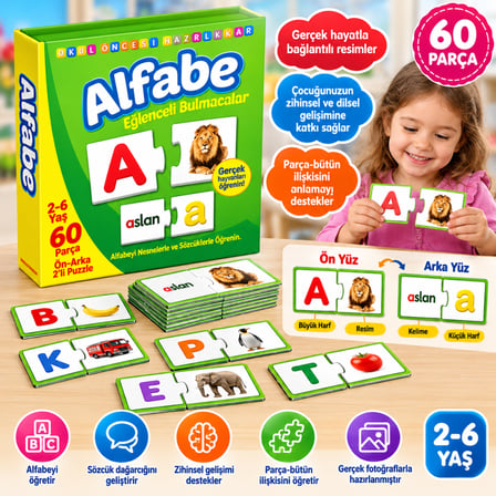 1406 Eğlenceli̇ Bul Alfabe