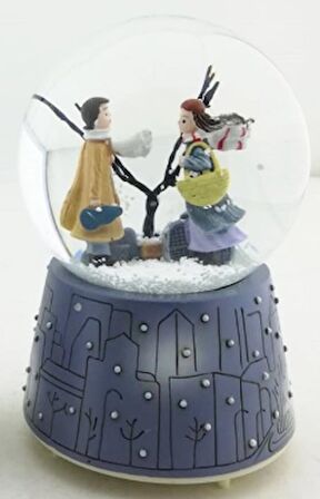 Kış Masalı Kar Küresi Orta Boy Dekoratif Hediyelik