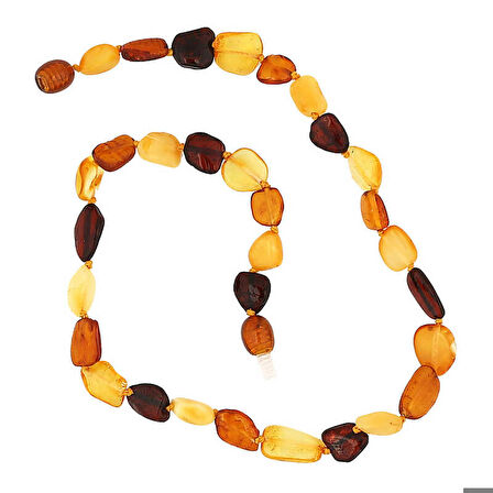 Bebek Damla Kehribar Diş Kolye