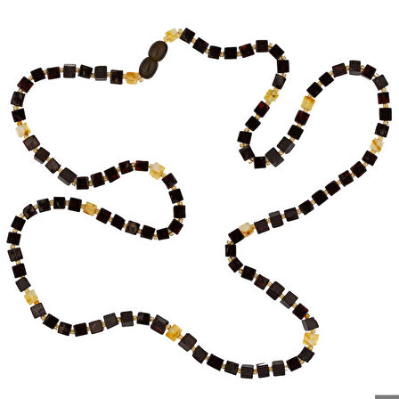 Yetişkin Damla Kehribar Kolye