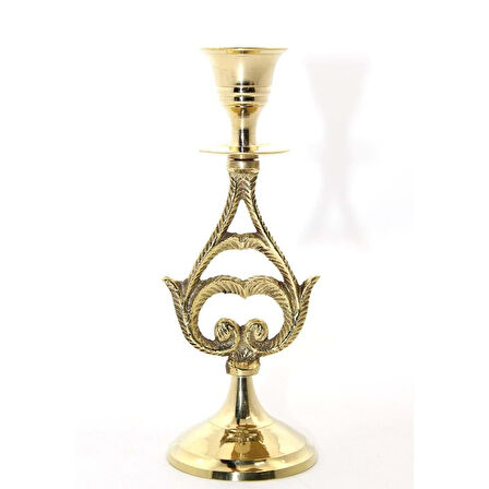 Tekli Pirinç Şamdan