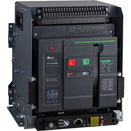 XKOREN 1250A (500-1250A) 65kA 3 Kutuplu Çekmeceli - Motorlu DM Tipi XNV Serisi Açık Tip Güç Şalter