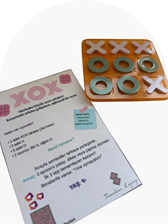 Minimal Tic Tac Toe XOX – Strateji Oyunu