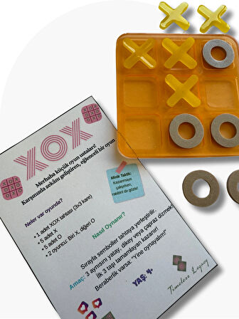 Minimal Tic Tac Toe XOX – Strateji Oyunu
