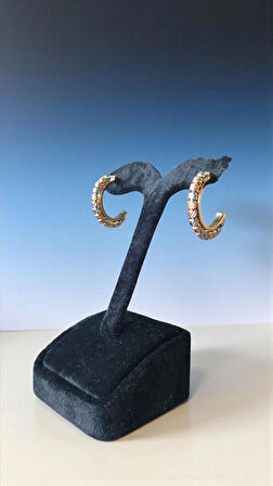 VividCharm 3 Renkli Dorika Model Küpe