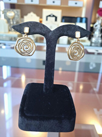 VividCharm Çelik Sarmal Küpe