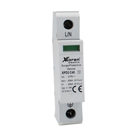 Xkoren 1 KUTUPLU C SINIFI 275V AC YEDEK KARTUŞ