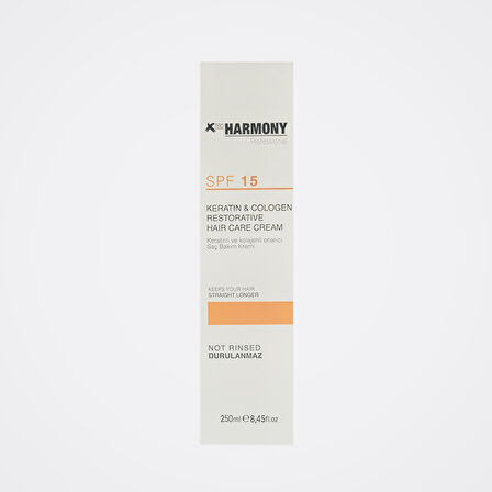 X Pro Harmony SPF 15 Keratinli ve Kolajenli Onarıcı Durlanmayan Saç Bakım Kremi 250 ml