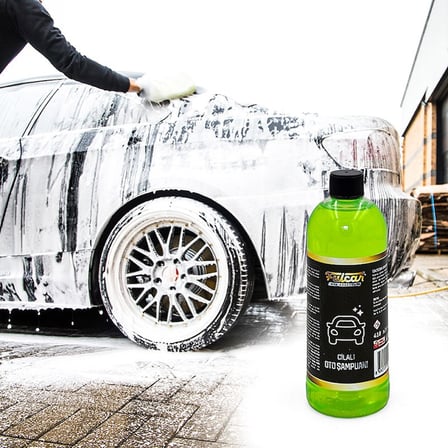 Premium Ekonomik Kullanım Su Kaydırıcı Boya Koruma OtoŞampuan 410 ml Parlatıcı Oto Temizleyici