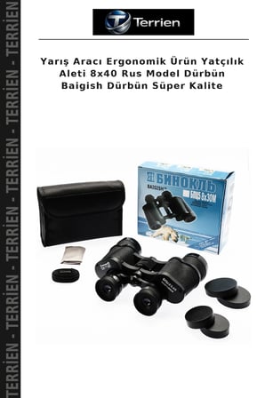 Yarış Aracı Ergonomik Ürün Yatçılık Aleti 8x40 Rus Model Dürbün Baigish Dürbün Süper Kalite