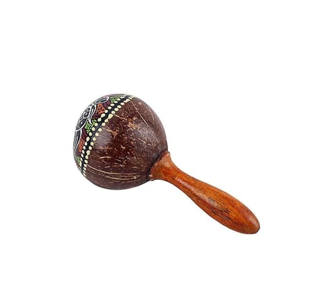 Özel Üretim Ritim Ürünü Sesli Oyuncak Hobi Aleti Coconat Marakas 3Dıarta-24