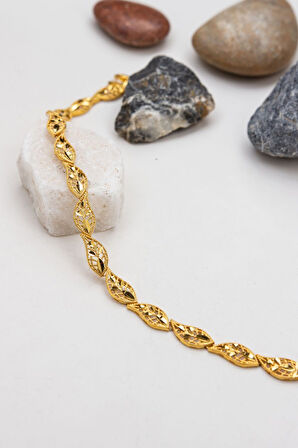 22 Ayar Defne Kadın Altın Bileklik XQBL462