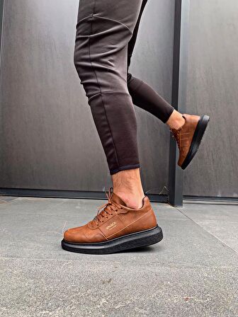 Xramburada  Taban Günlük Ayakkabı 040 Taba (Siyah Taban)