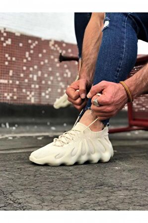 Xramburada 300 Bej Triko Sargı Taban Casual Erkek Ayakkabı