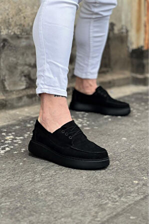 Xramburada 508 Kömür Süet Ortopedik Taban Erkek Casual Ayakkabı