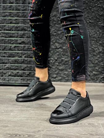 Xramburada Sneakers Ayakkabı 888 Siyah (Siyah Taban)