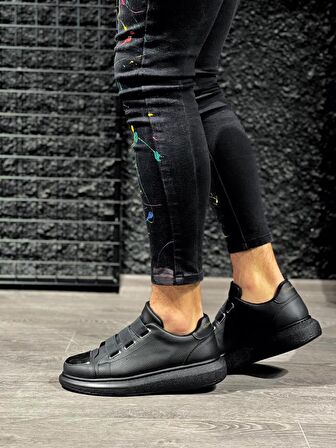 Xramburada Sneakers Ayakkabı 888 Siyah (Siyah Taban)