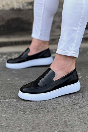 Xramburada 161 Siyah Rugan Erkek Casual Ayakkabı