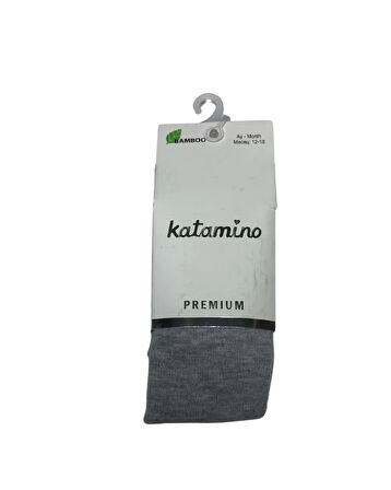 Katamino Liva Bebek Bambu Külotlu Çorap K36000 Gri