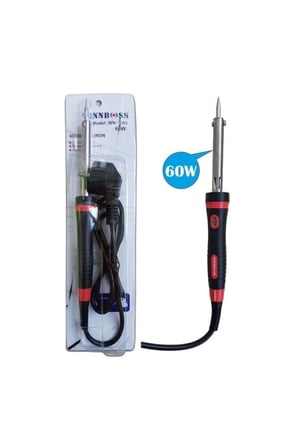 3 Adet Kalem Havya – 60W Elektrikli, Ergonomik Tutma Saplı, Sivri Uçlu Lehimleme Kalemi (Soldering Iron, Solder Pen)