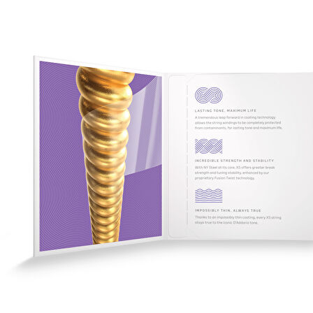 DADDARIO XSABR1152 AKUSTİK GİTAR TEL SETİ, 11-52, CUSTOM LIGHT