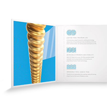 DADDARIO XSABR1253 AKUSTİK GİTAR TEL SETİ, 12-53, REGULAR LIGHT