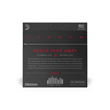 DADDARIO XTABR1356 AKUSTİK GİTAR TEL SETİ, 80/20 MEDIUM