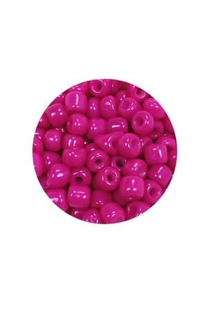 Dökme Cam Kum Boncuk Büyük Boy (6/0) 4 mm - 20 Gram - Açık Mor - BNC094