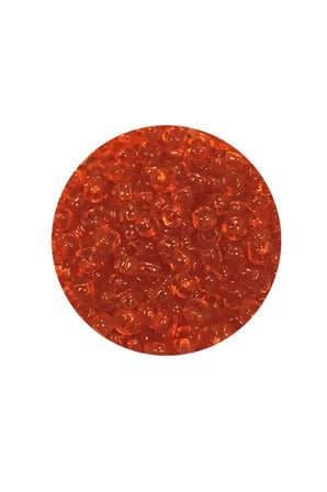 Dökme Cam Kum Boncuk (8/0) 3 mm - 60 Gram - Şeffaf Turuncu - BNC206