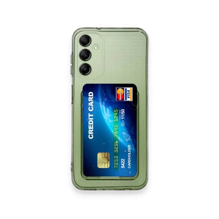 Samsung Uyumlu Galaxy A55 5g Kılıf Kart Şeffaf Silikon - Şeffaf