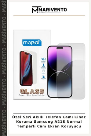 Özel Seri Akıllı Telefon Camı Cihaz Koruma Samsung A21S Normal Temperli Cam Ekran Koruyucu