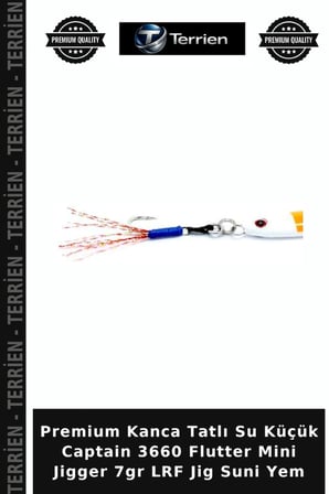 Premium Kanca Tatlı Su Küçük Captain 3660 Flutter Mini Jigger 7gr LRF Jig Suni Yem 11