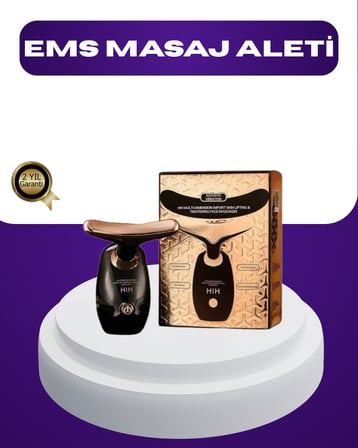Yüz ve Boyun İçin Cilt Sıkılaştırıcı Masaj Cihazı -