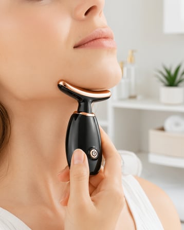Yüz Masaj Cihazı Ultrasonik Titreşim XUCZEMSMASAJJJ-8