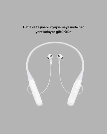 Uzun Süre Dayanıklı Manyetik Başlıklı Bluetooth Kulaklık