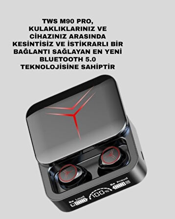 Bluetooth 5.3 Kablosuz Kulaklık – Dokunmatik Kontrol ve IPX6 Su Geçirmezlik