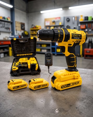 12V Akülü Matkap 20-30 Nm Tork XUCZMATKAPSETİİ-1-1