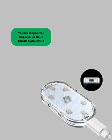 USB Şarjlı Çok Renkli Dokunmatik LED Gece Lambası