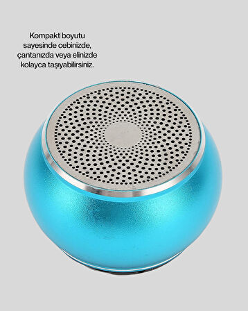 Kablosuz Bluetooth 5.0 Hoparlör | Kompakt ve Güçlü Ses