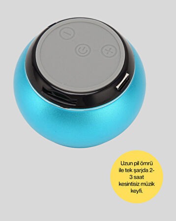 Taşınabilir Bluetooth Hoparlör | Eller Serbest Arama Özellikli