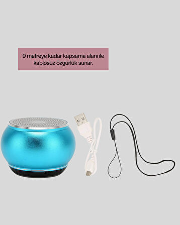 Kablosuz Bluetooth Hoparlör | 2-3 Saat Kesintisiz Müzik Keyfi