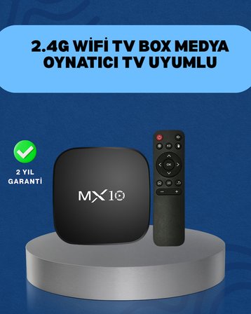 4K Medya Kutusu HDMI-USB Bağlantılı Android TV Çözümü -